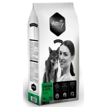 Amity Premium Cats - Adult - CSIRKE / RIZS - 10KG