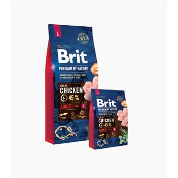 Brit Premium by Nature - Adult L - CSIRKE - 15KG