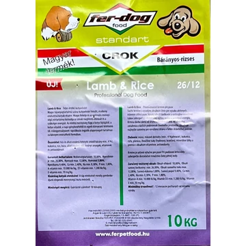 Fer-Dog CROK - BÁRÁNY / RIZS - 10KG