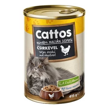 Cattos Cat Konzerv - CSIRKE - 24 x 415G