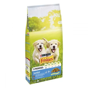 Friskies - Junior - CSIRKE / ZÖLDSÉG - 15KG