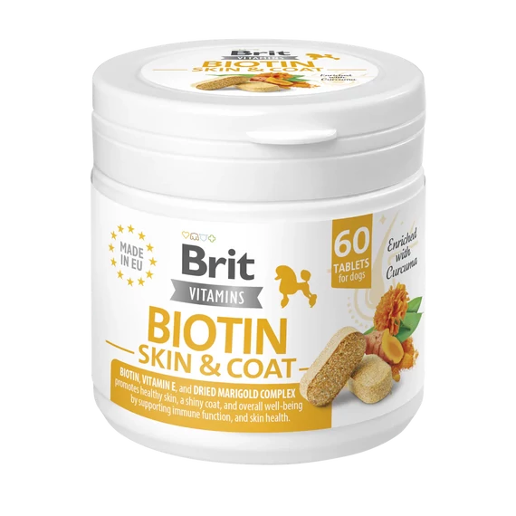Brit Vitamins For Dogs Biotin Skin&Coat 120 g